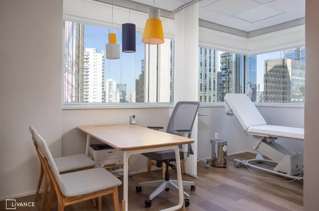 Sala de atendimento do consultório